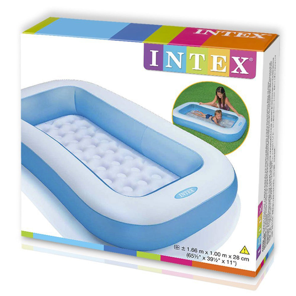 INTEX - 57403 Inflatable Rectangular Baby Swimming Pool