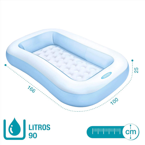 INTEX - 57403 Inflatable Rectangular Baby Swimming Pool
