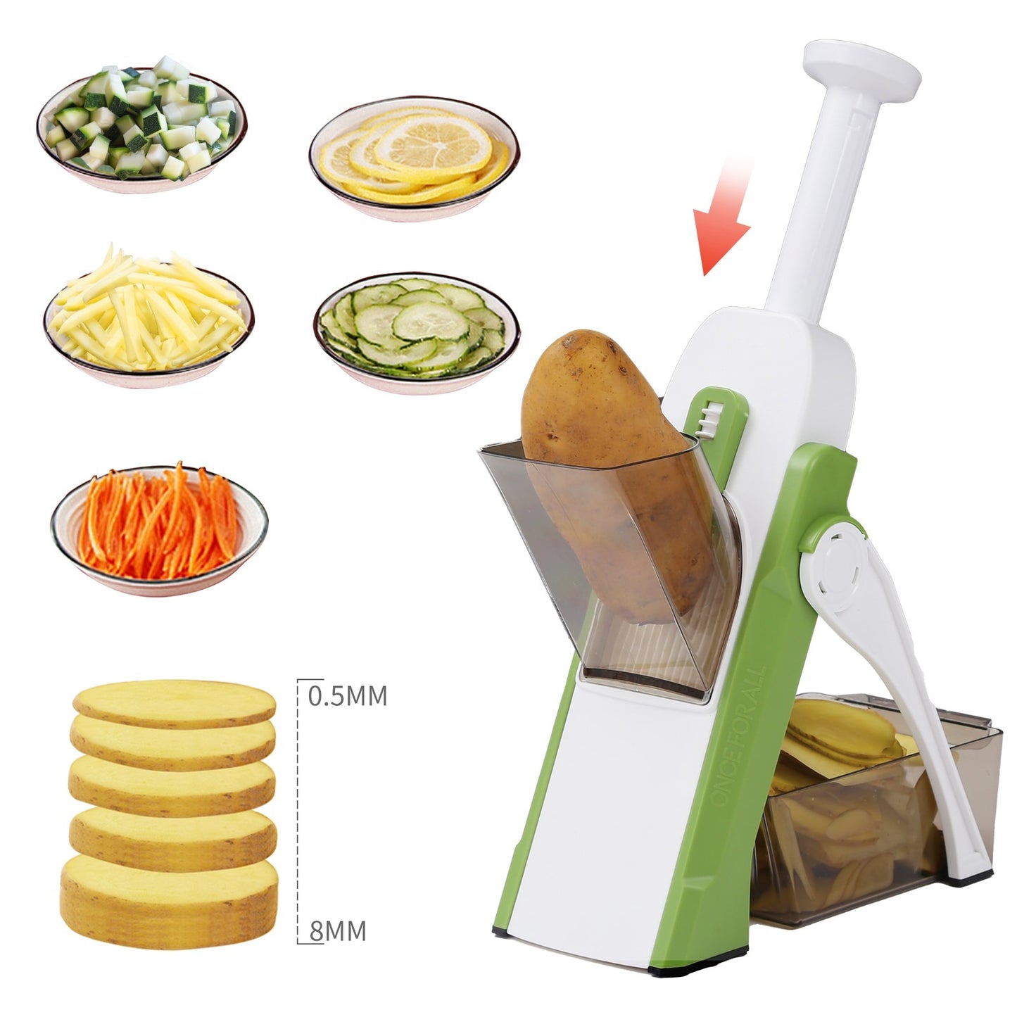 Multifunctional Vegetable Cutter Potato Fruit Peeler Carrot Grater Kitchen Basket