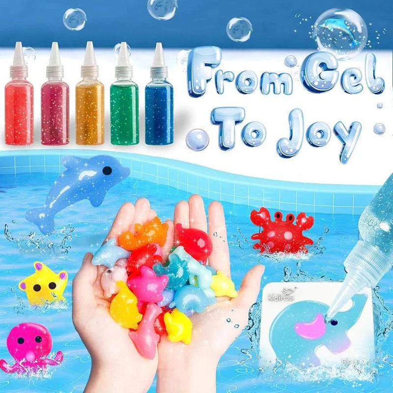 Magic Water Elf Toy Kit - 6 Colorful Fantasy Figures for Kids