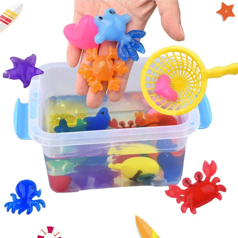 Magic Water Elf Toy Kit - 6 Colorful Fantasy Figures for Kids